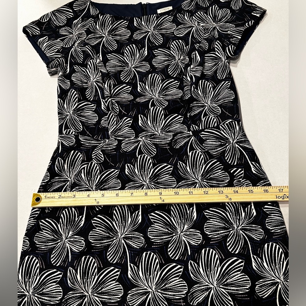 J. Crew Blue and White Dress Size 2 - Picture 9 of 12
